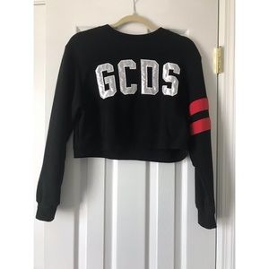 GCDS cropped pullover